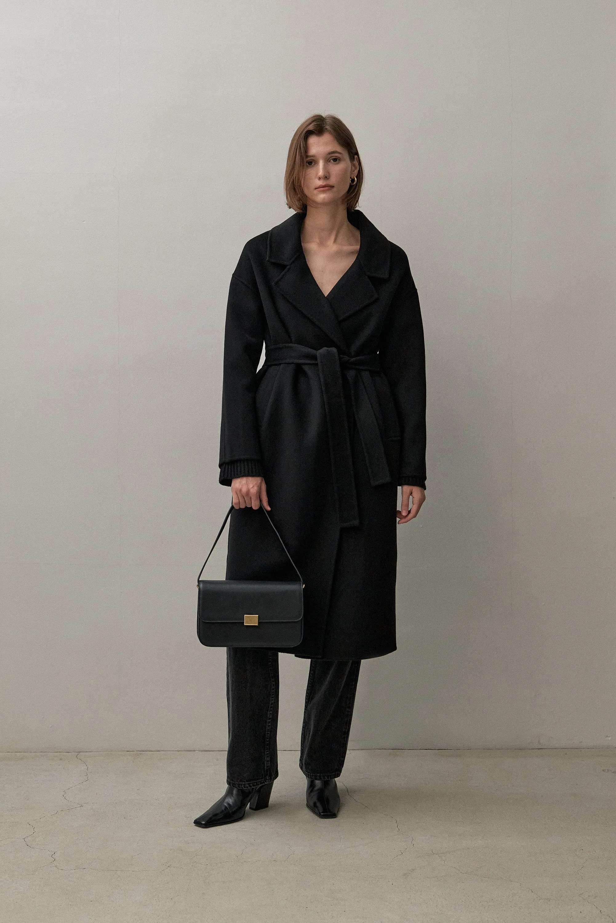 THE LONDON COAT - BLACK 90/10