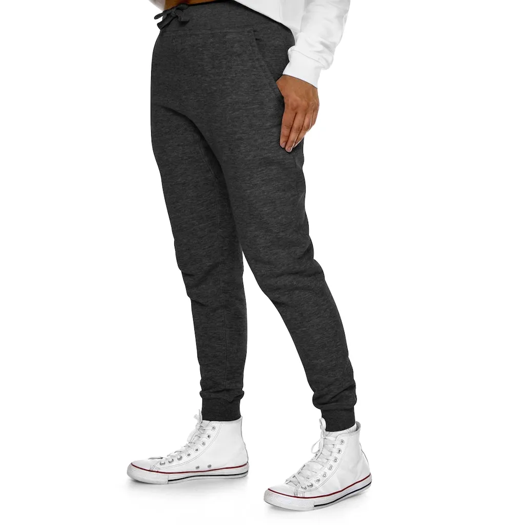 Tiger on a Couch Premium Fleece Joggers