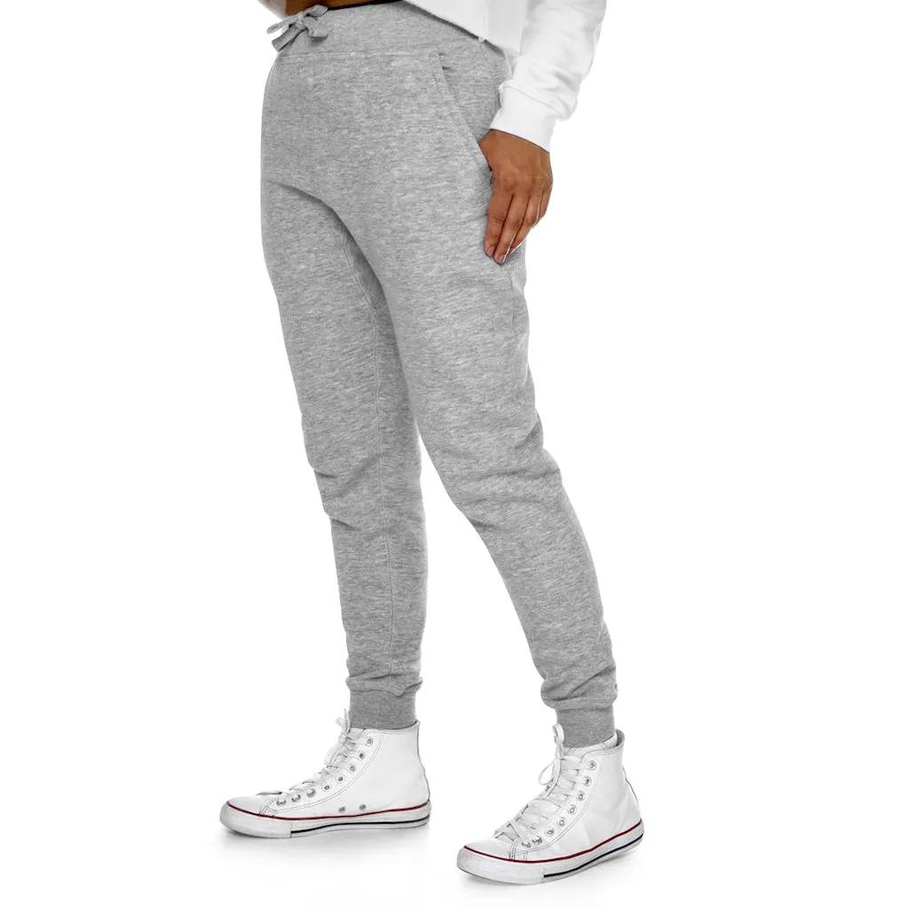 Tiger on a Couch Premium Fleece Joggers