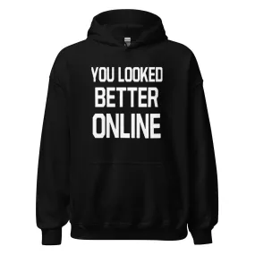 Tinder Hoodie Top Koala You Looked Better Online Unisex Pullover