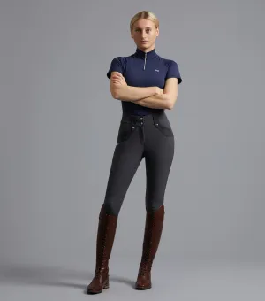 Torino Ladies Full Seat Gel Riding Breeches Anthracite