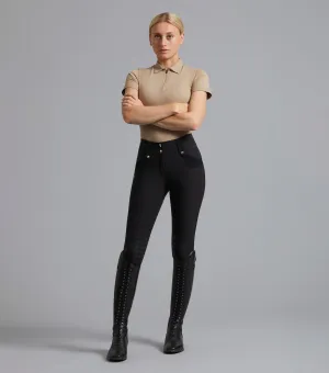 Torino Ladies Full Seat Gel Riding Breeches Black