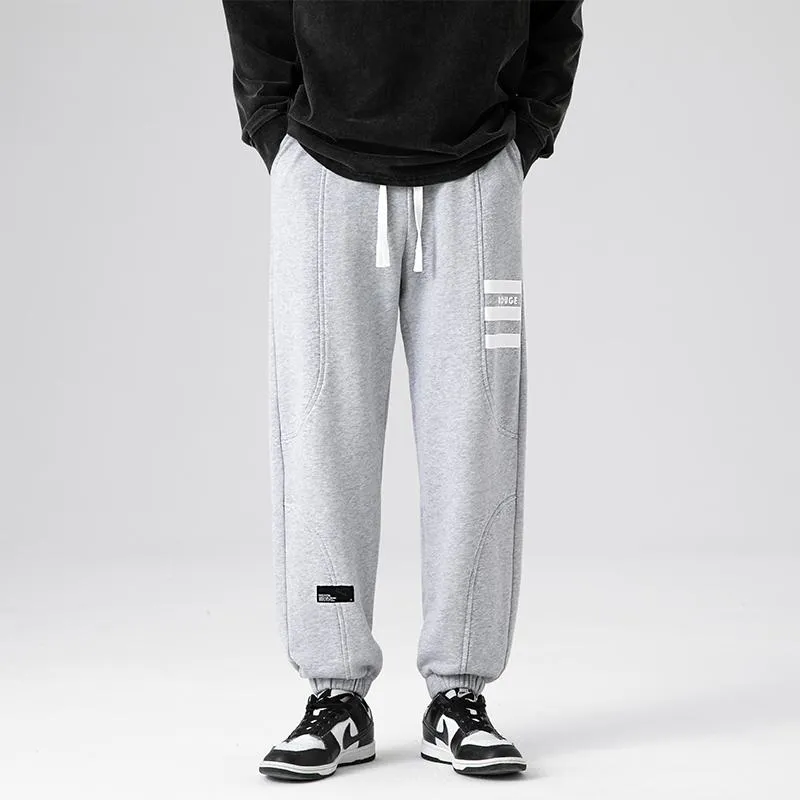 Trendy Knitted Tapered Sports Loose Fit Sweatpant