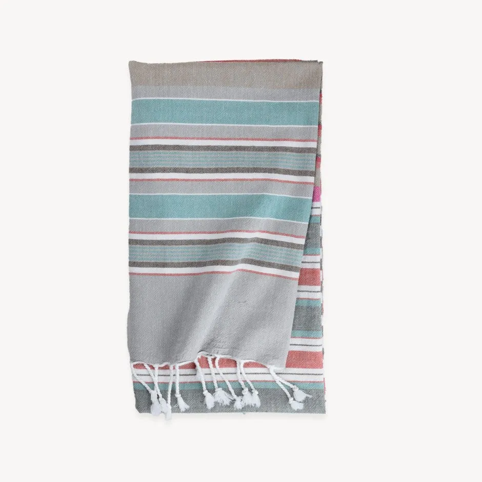 Turkish Towel : Patio Stripe in Shadow