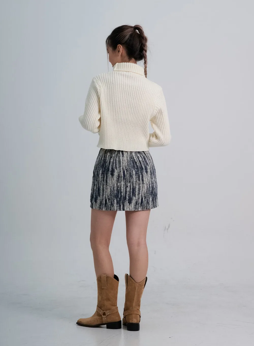 Turtleneck Crop Knit CO20