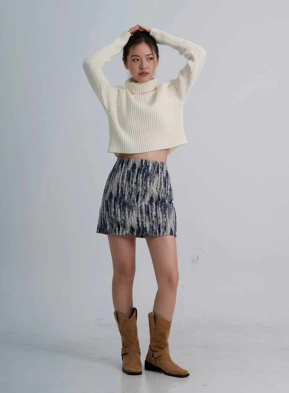 Turtleneck Crop Knit CO20