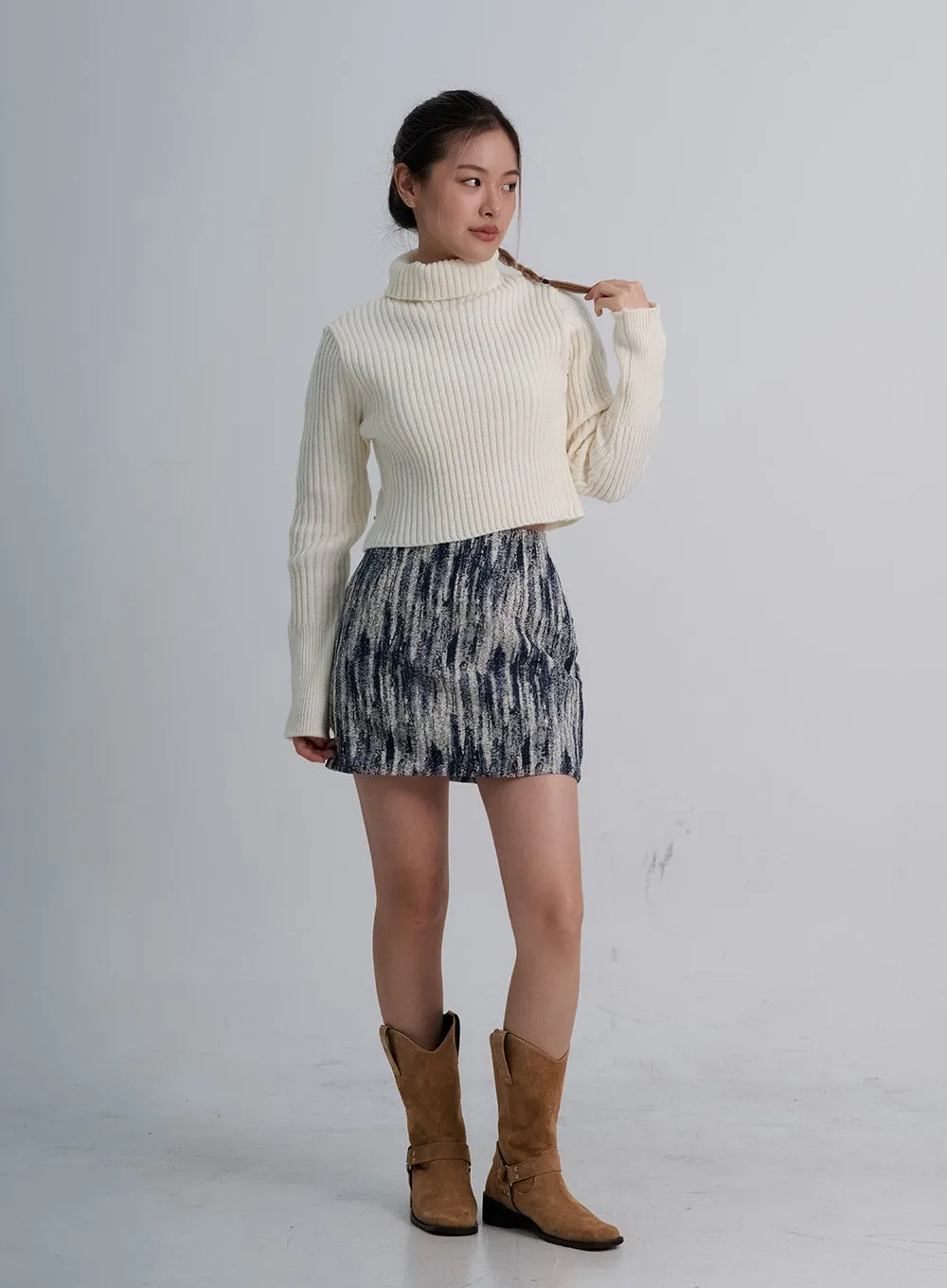 Turtleneck Crop Knit CO20