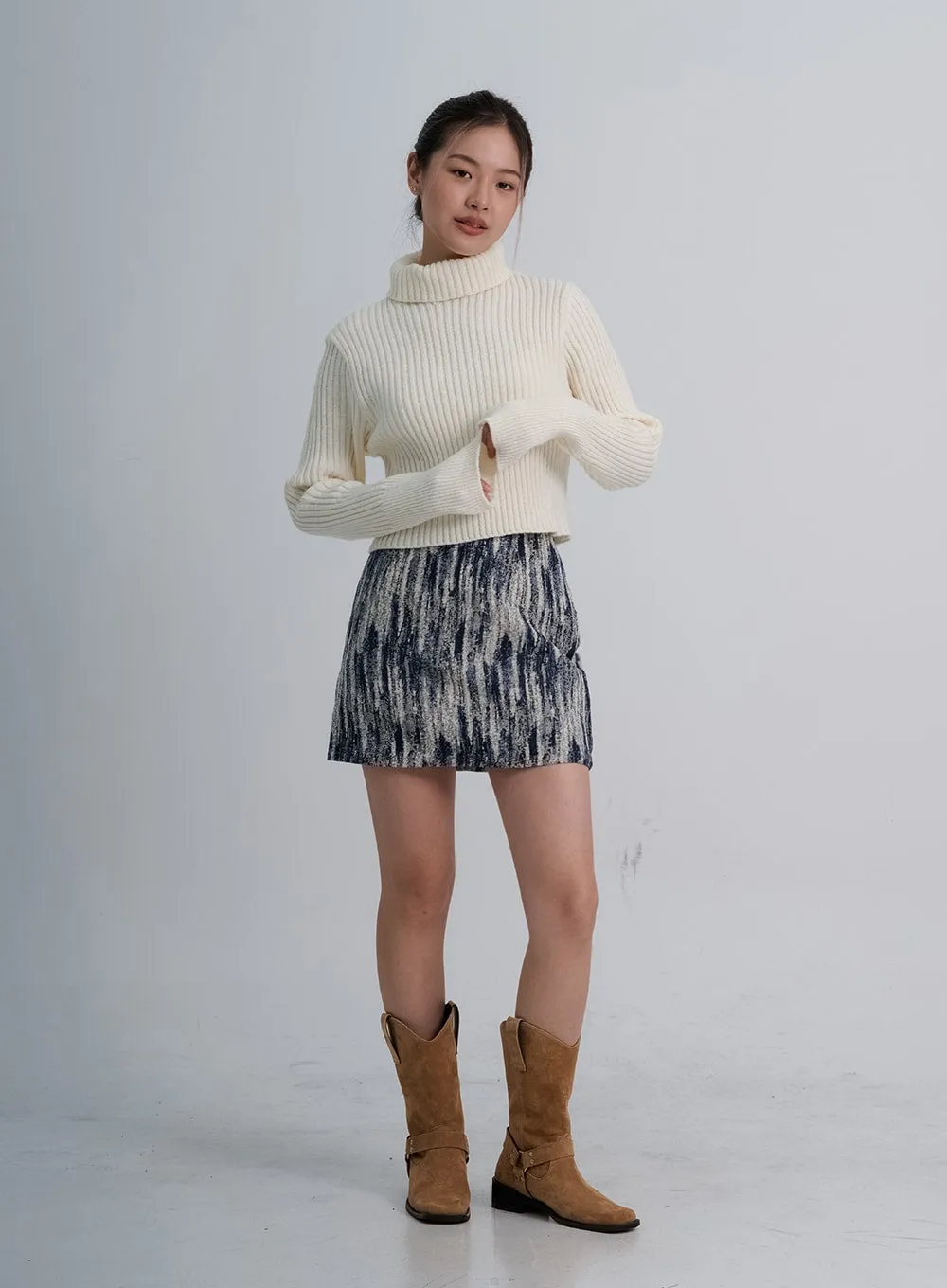 Turtleneck Crop Knit CO20