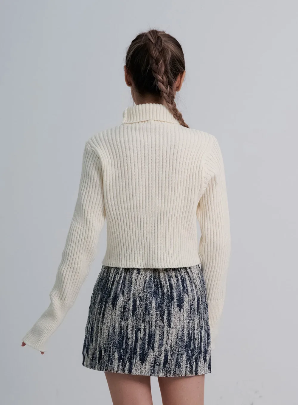 Turtleneck Crop Knit CO20