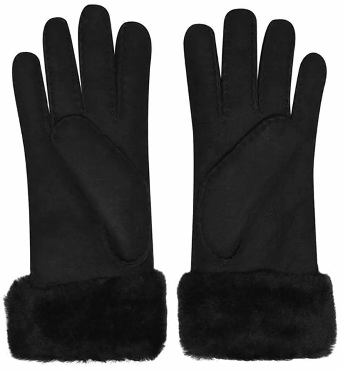 Ugg Australia Turn Cuff Glove In Black For Women