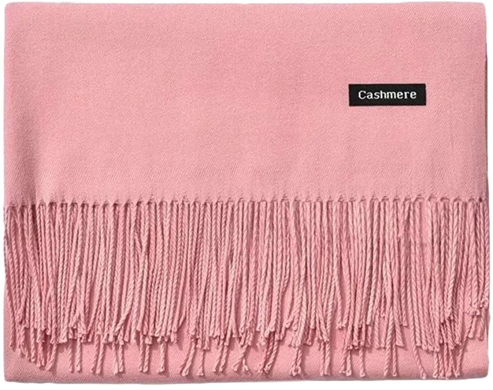 Winter Cashmere Wool Scarf Pashmina Shawl Wrap for Women