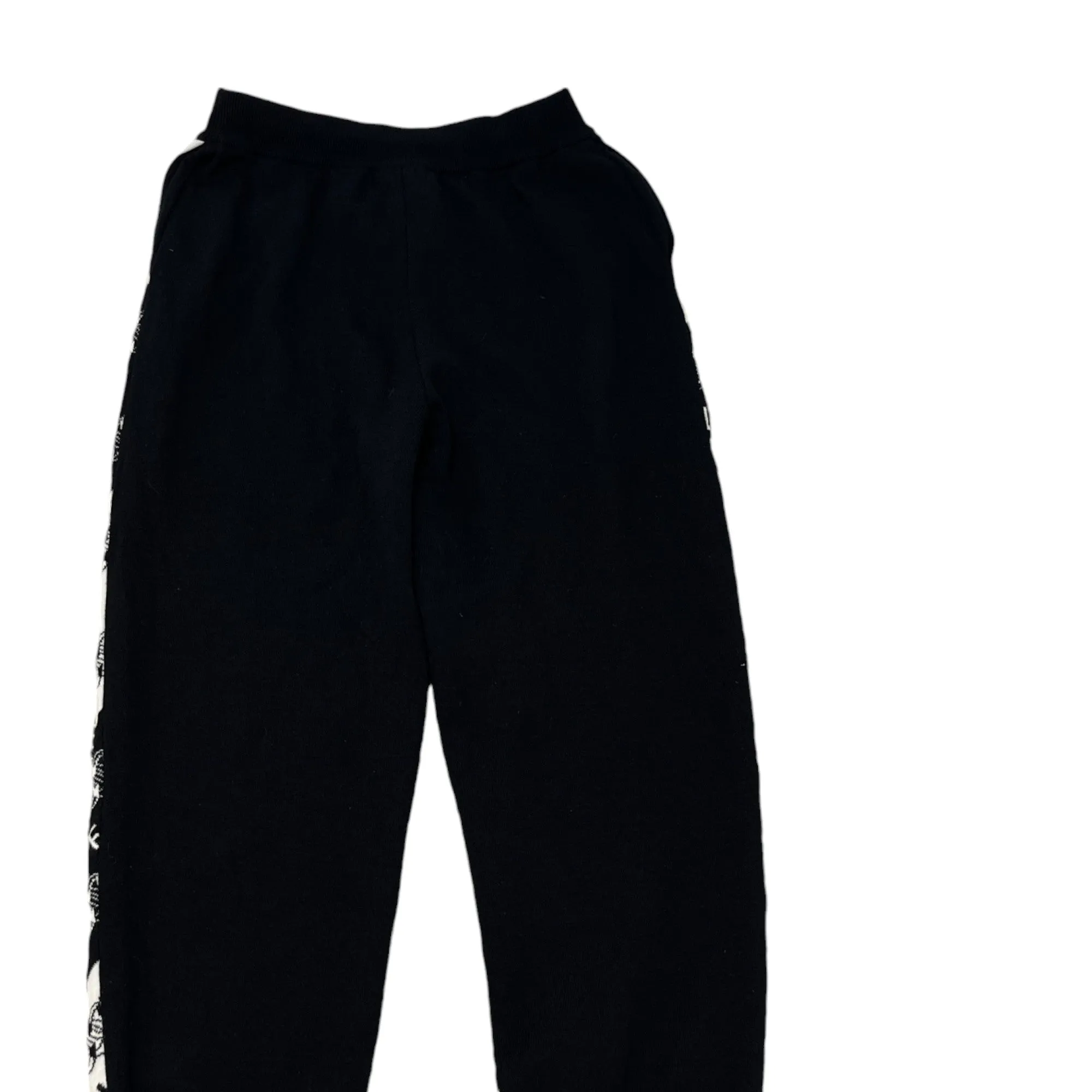 Women's Chain Logo-Print Joggers Black Size S