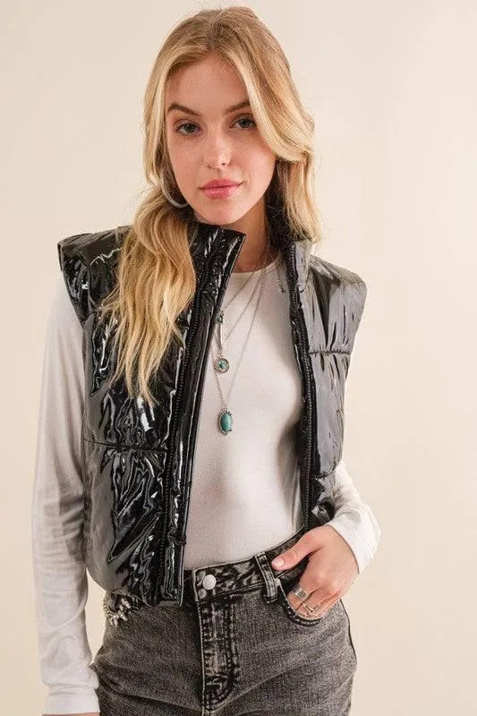 Women's Front Zip Quilted Vest