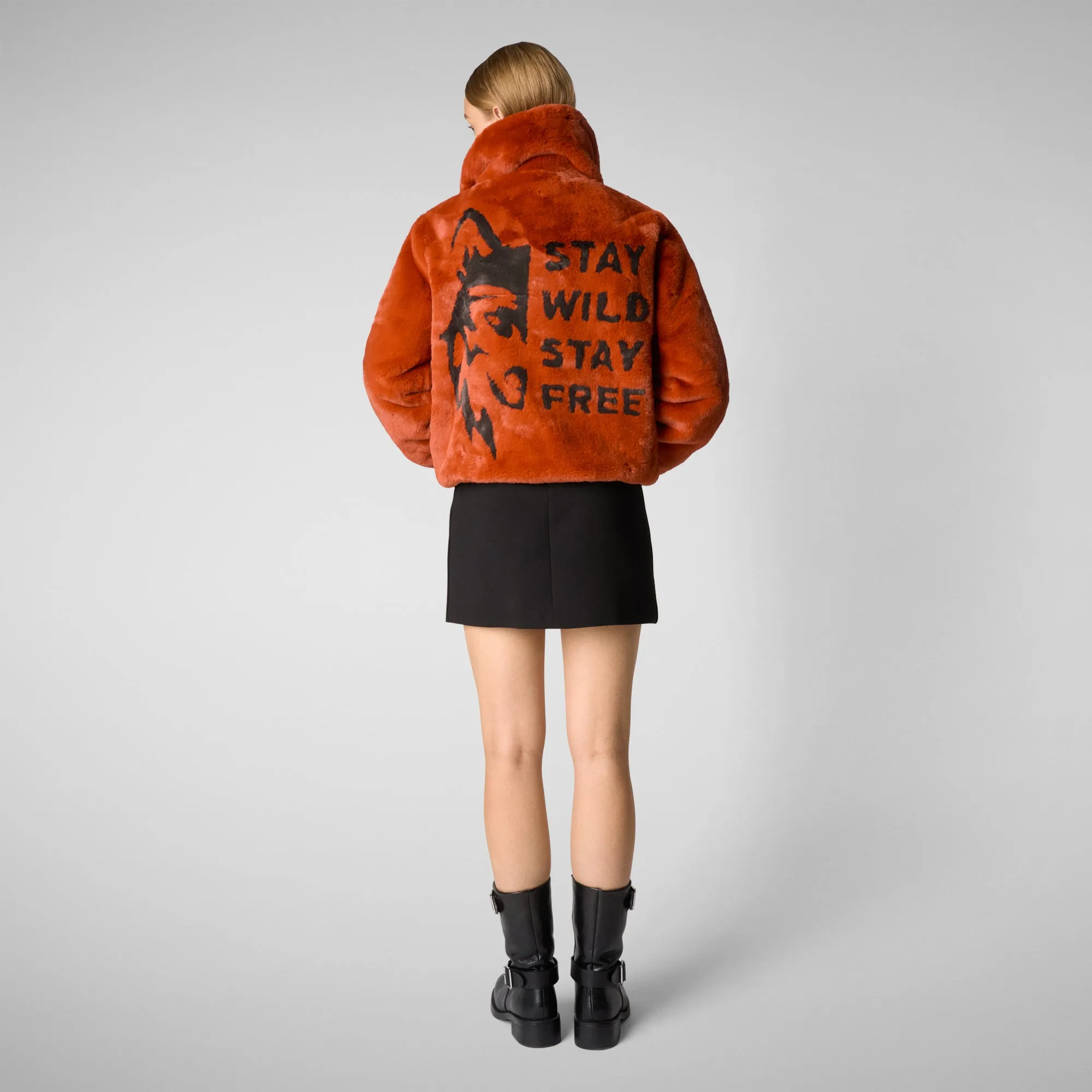 Women's jacket kina in maple orange