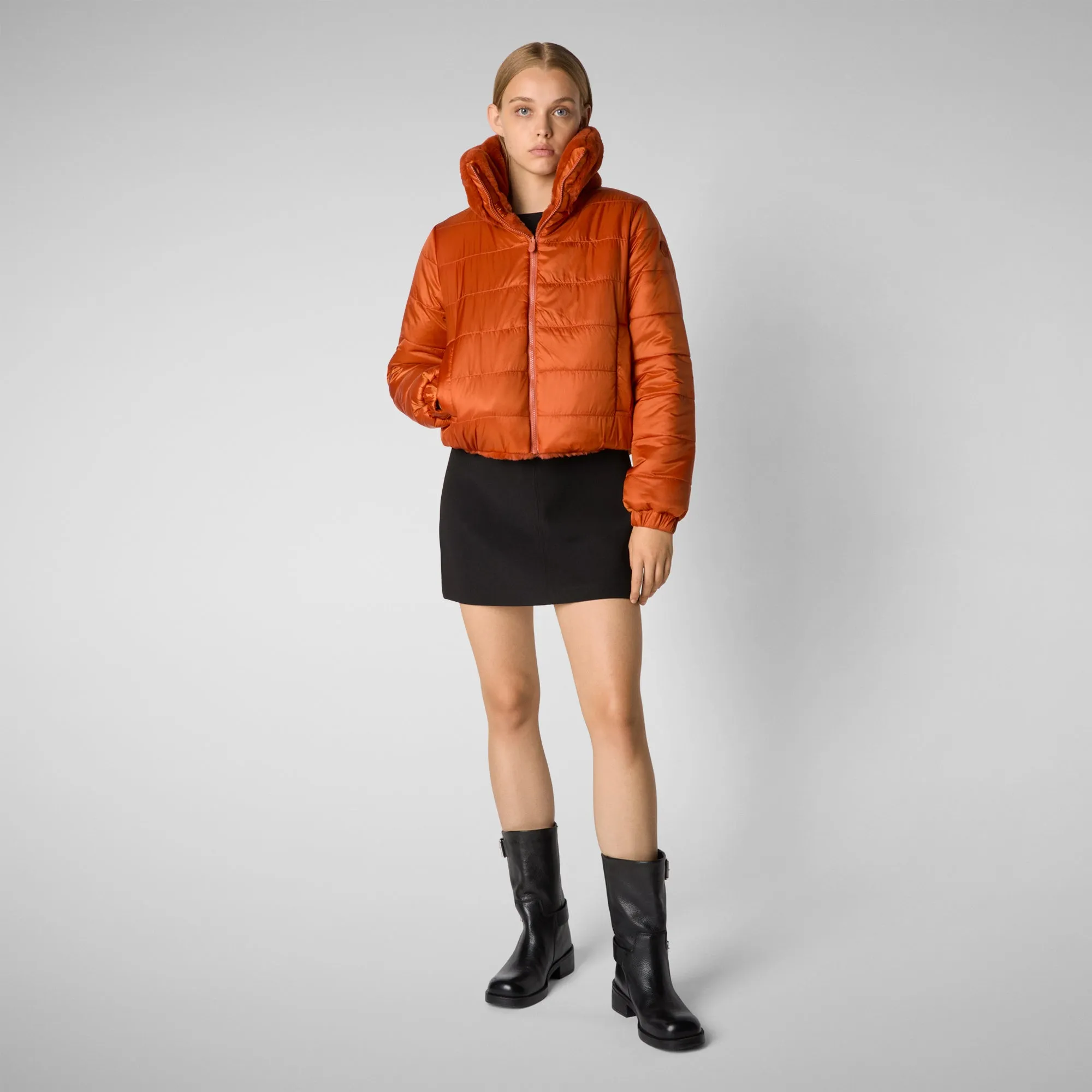 Women's jacket kina in maple orange