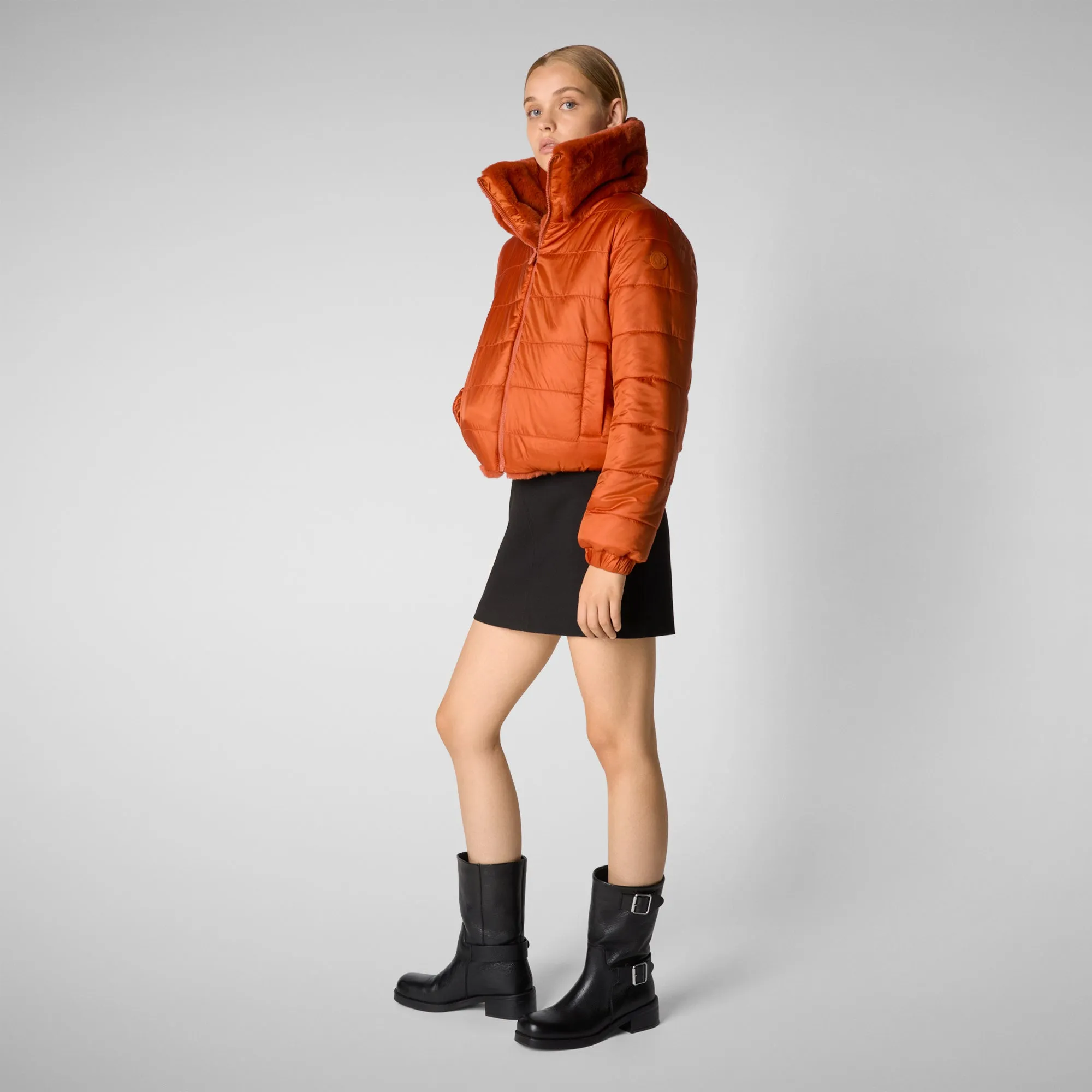 Women's jacket kina in maple orange