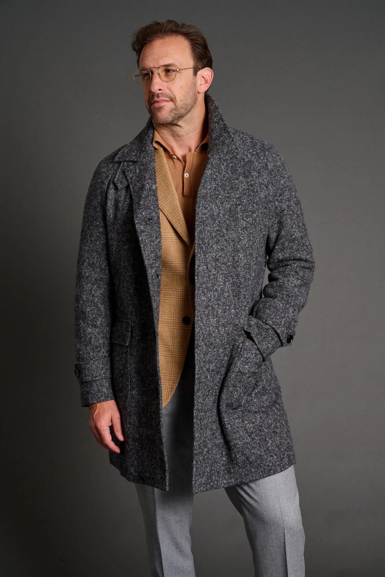 Wool, Mohair, Silk & Cashmere Coat