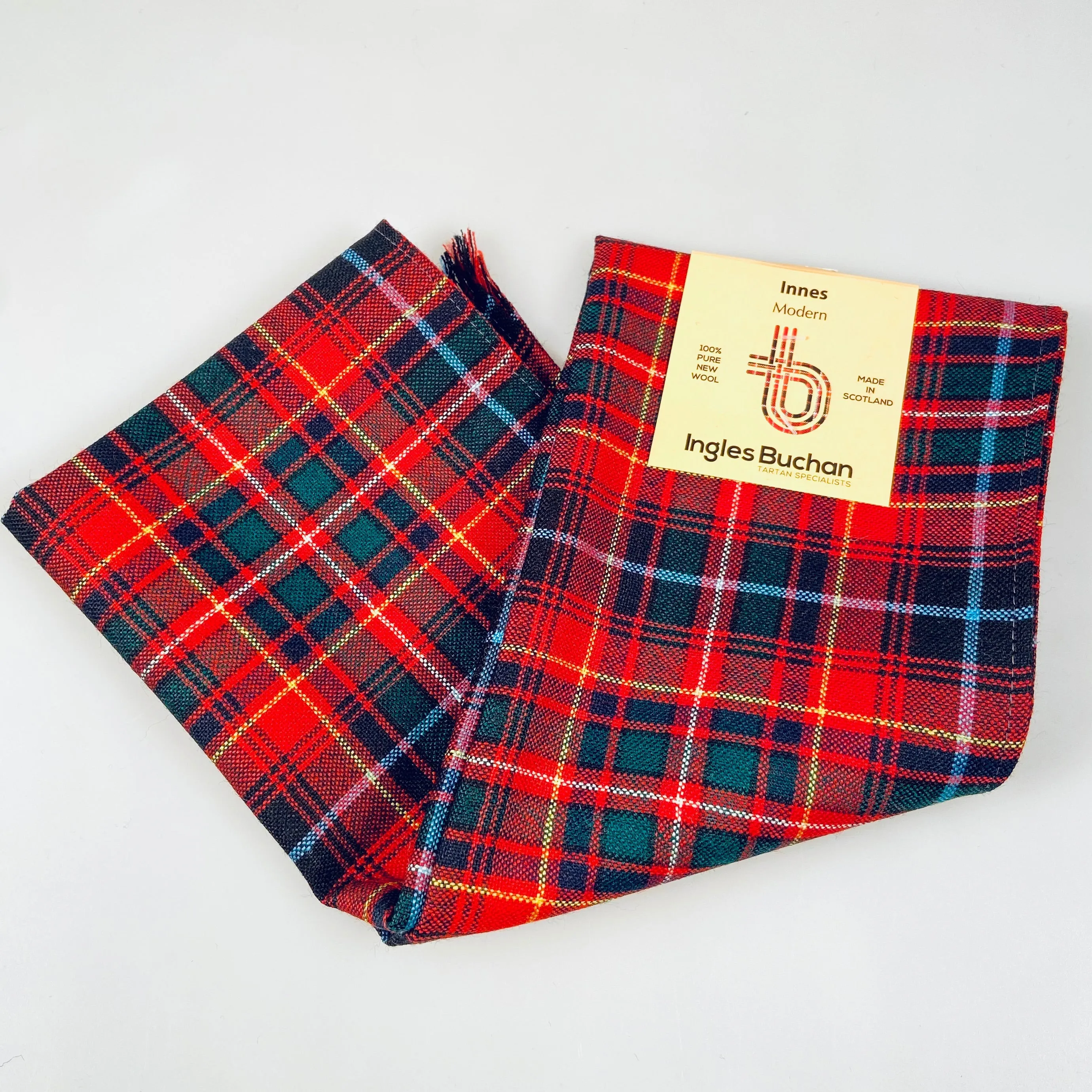 Wool Scarf in Innes Modern Tartan